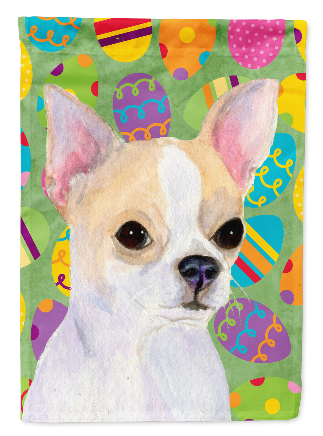 Chihuahua Easter Eggtravaganza Flag Garden Size  the-store.com.