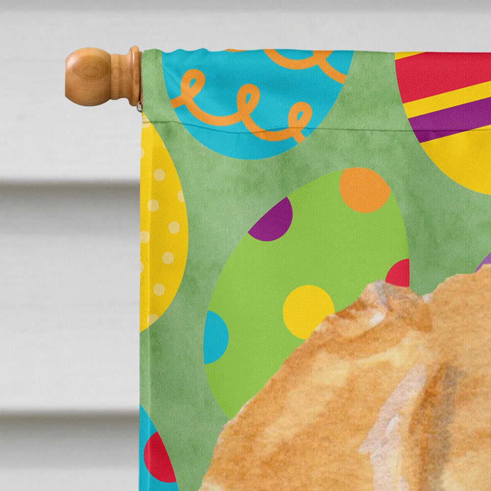 Golden Retriever Easter Eggtravaganza Flag Canvas House Size  the-store.com.