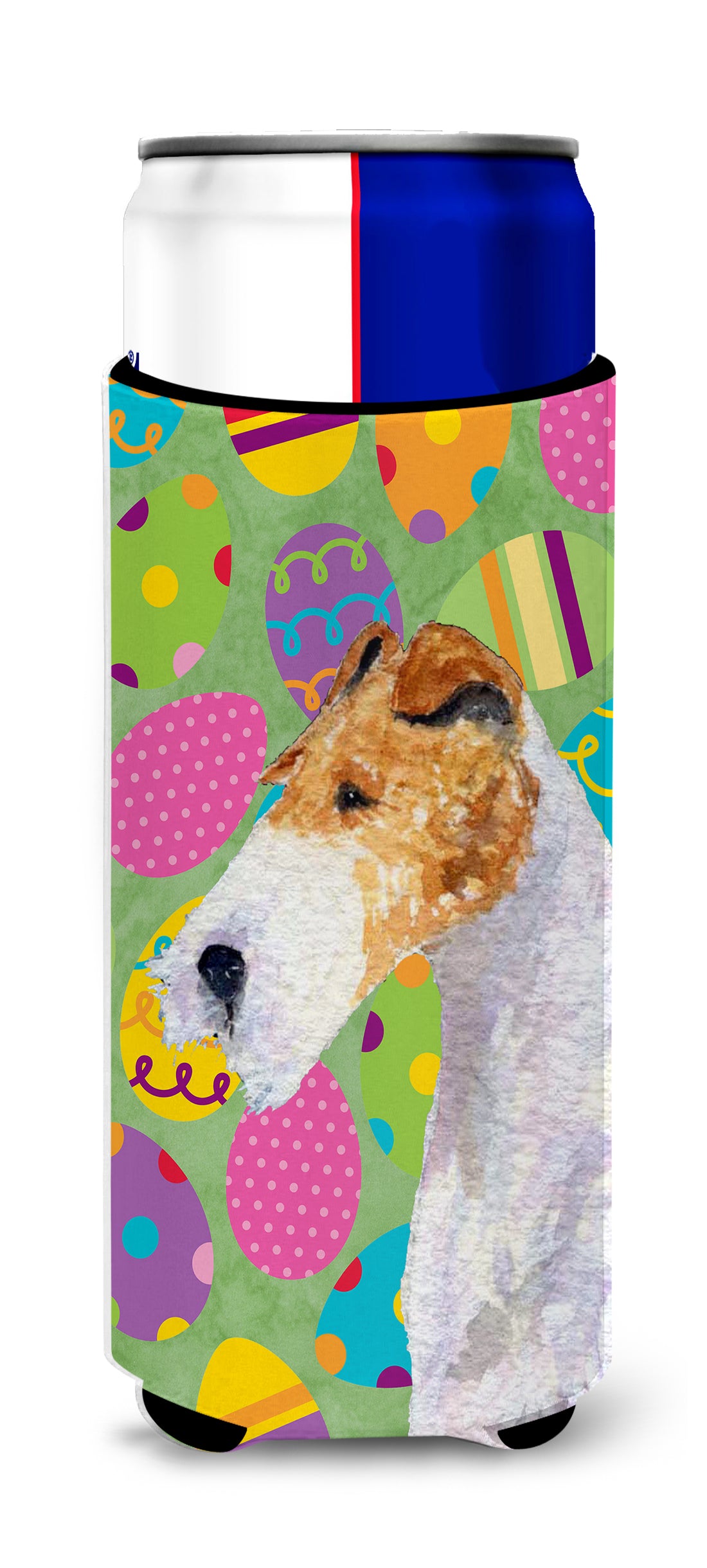 Fox Terrier Easter Eggtravaganza Ultra Beverage Insulators for slim cans SS4823MUK