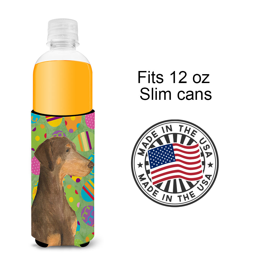 Doberman Easter Eggtravaganza Ultra Beverage Insulators for slim cans SS4824MUK.