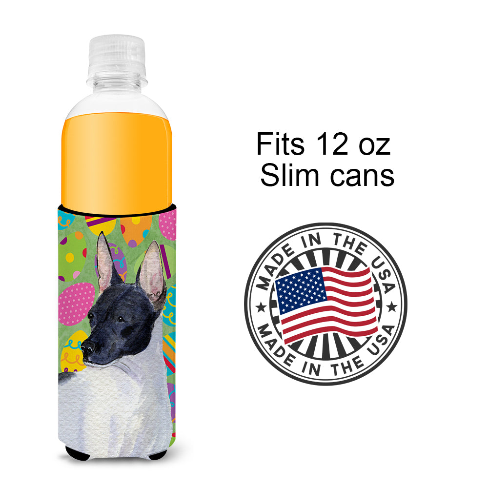Rat Terrier Easter Eggtravaganza Ultra Beverage Insulators for slim cans SS4825MUK