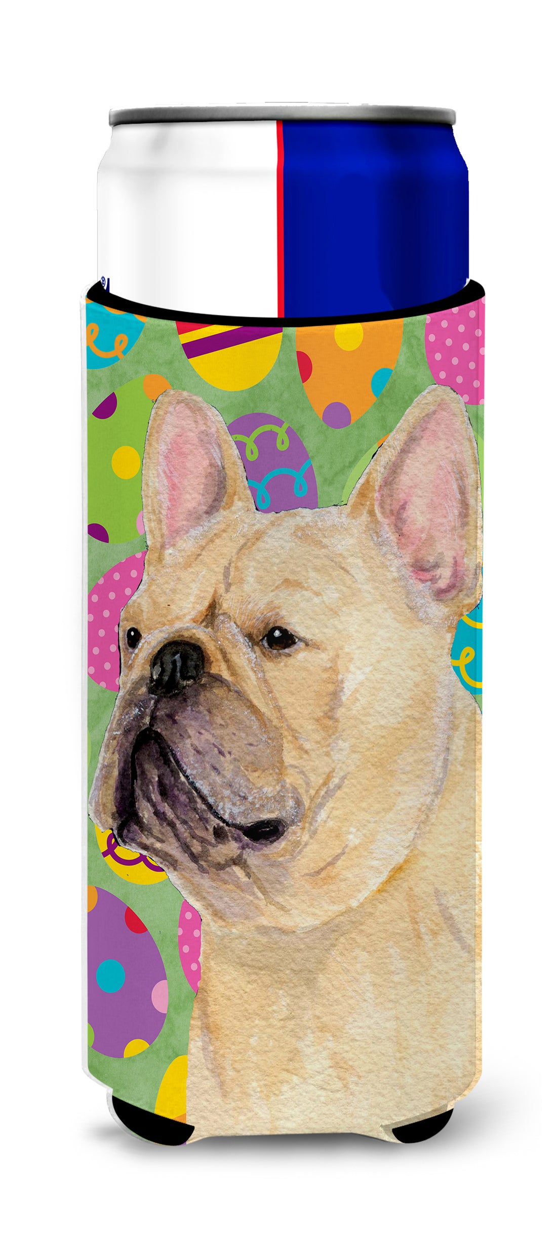 French Bulldog Easter Eggtravaganza Ultra Beverage Insulators for slim cans SS4830MUK