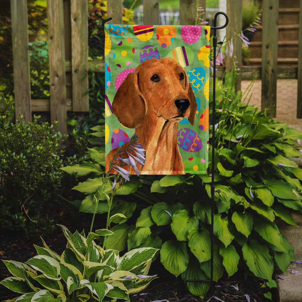 Dachshund Easter Eggtravaganza Flag Garden Size  the-store.com.