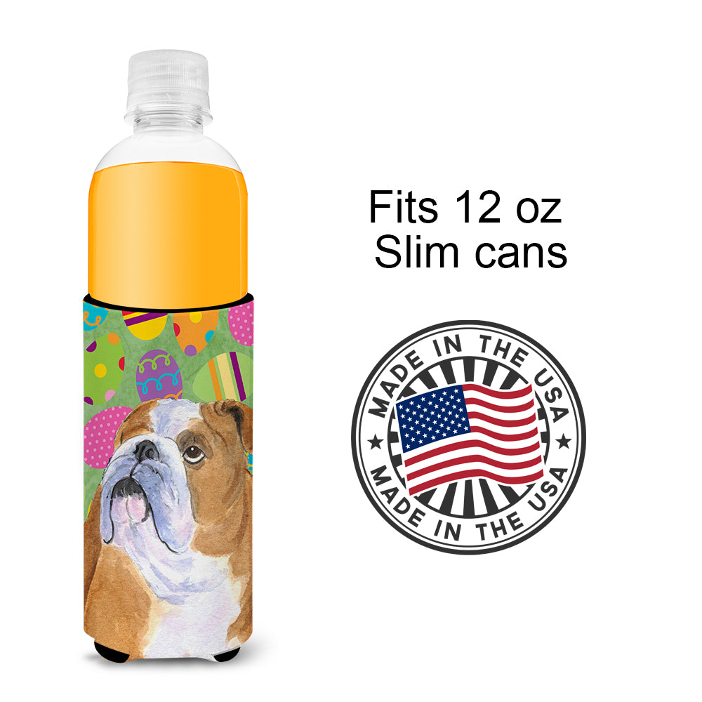 Bulldog English Easter Eggtravaganza Ultra Beverage Insulators for slim cans SS4836MUK