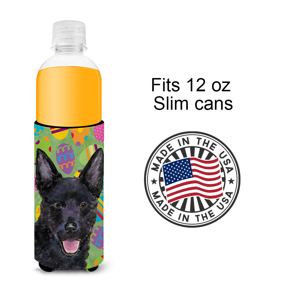 Australian Kelpie Easter Eggtravaganza Ultra Beverage Insulators for slim cans SS4843MUK.