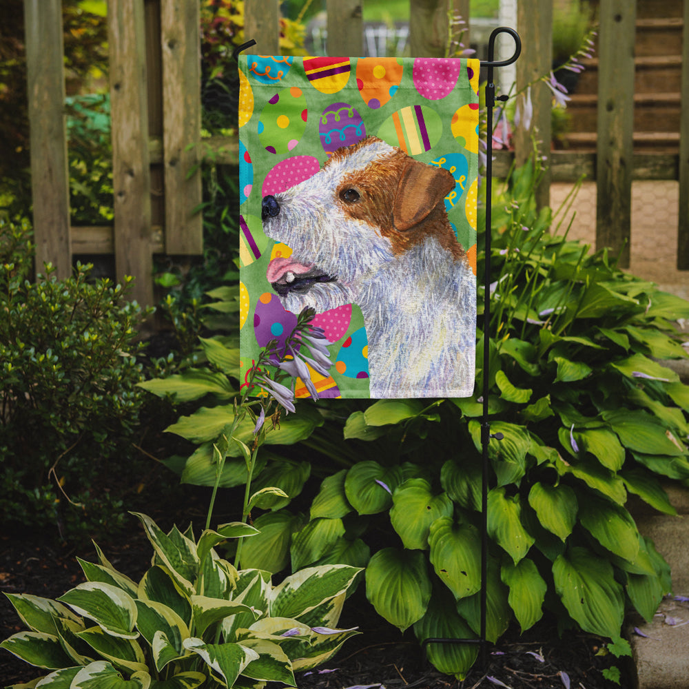 Jack Russell Terrier Easter Eggtravaganza Flag Garden Size  the-store.com.