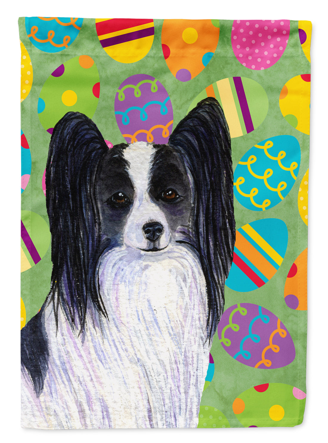 Papillon Easter Eggtravaganza Flag Canvas House Size  the-store.com.