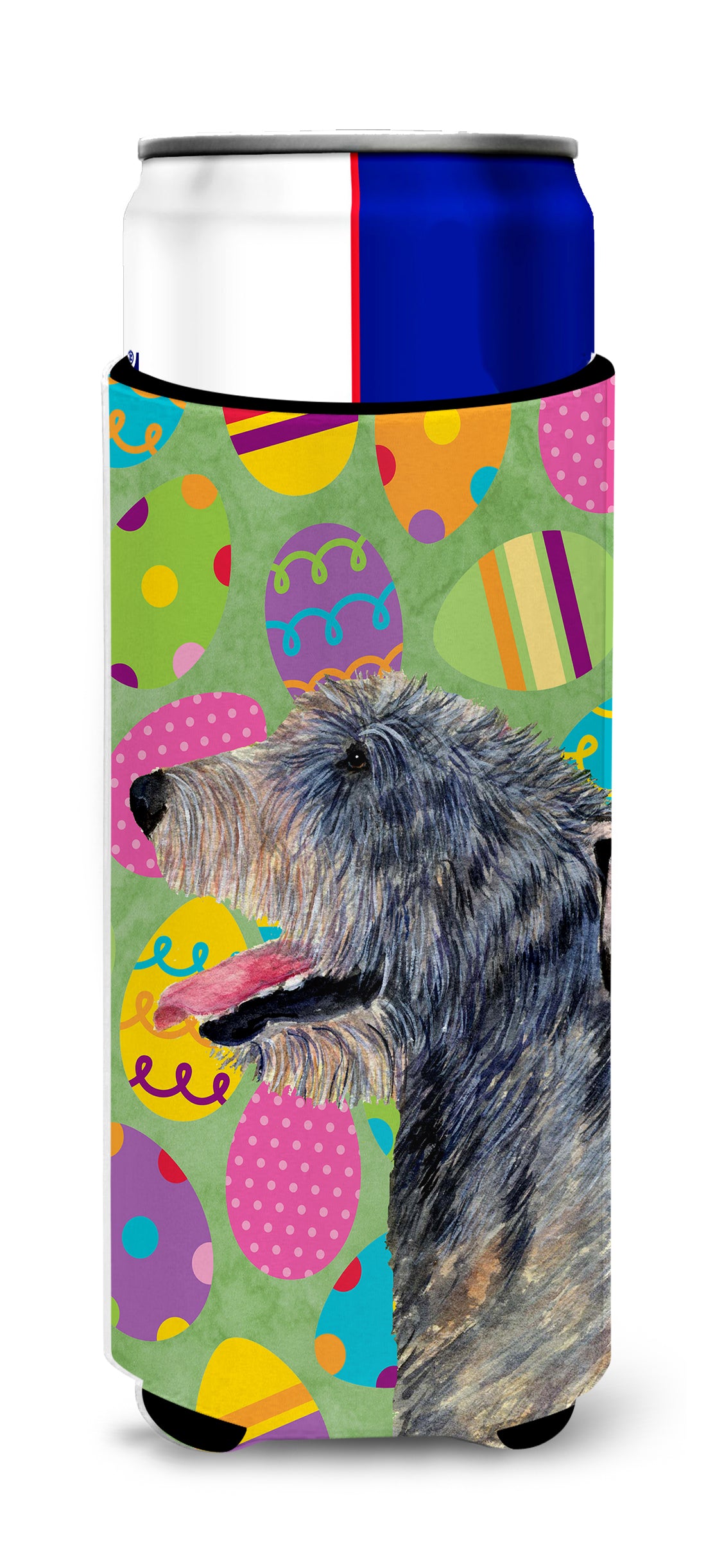 Irish Wolfhound Easter Eggtravaganza Ultra Beverage Insulators for slim cans SS4851MUK.