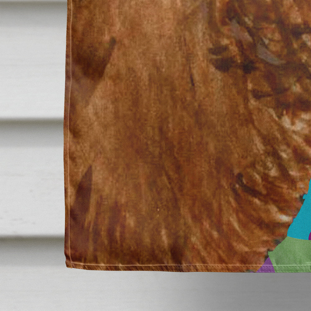 Sussex Spaniel Easter Eggtravaganza Flag Canvas House Size  the-store.com.