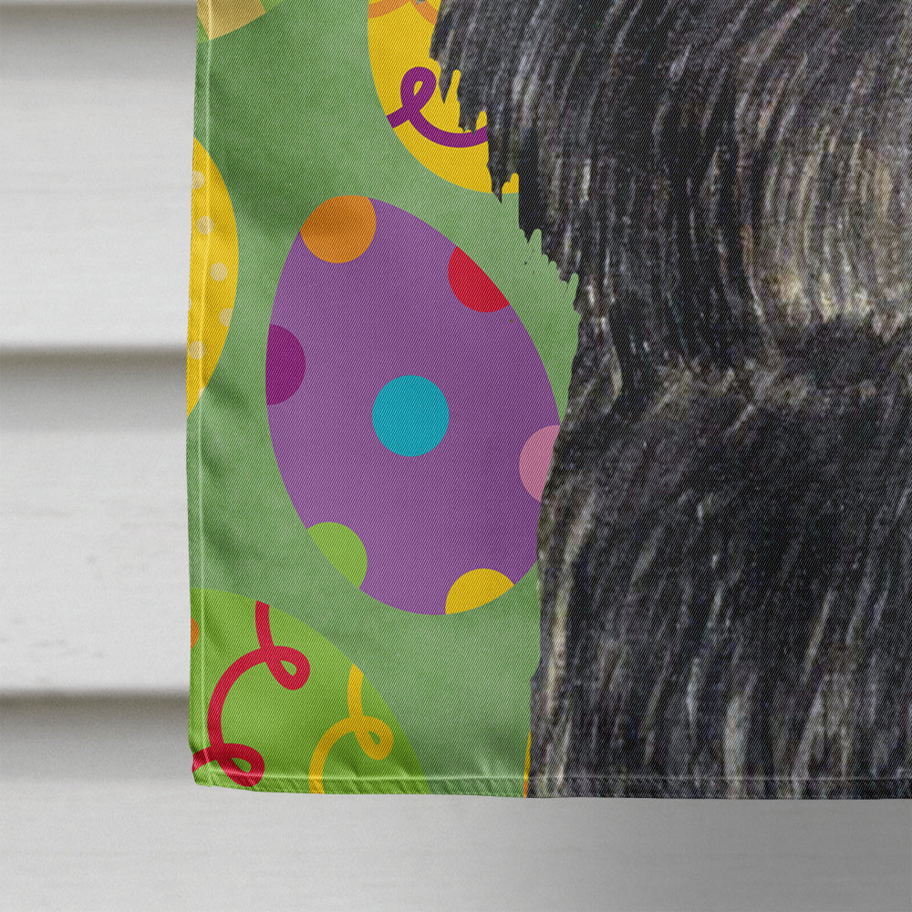 Affenpinscher Easter Eggtravaganza Flag Canvas House Size  the-store.com.