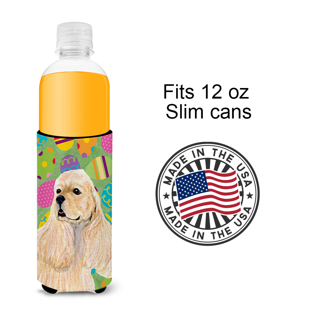 Cocker Spaniel Easter Eggtravaganza Ultra Beverage Insulators for slim cans SS4867MUK