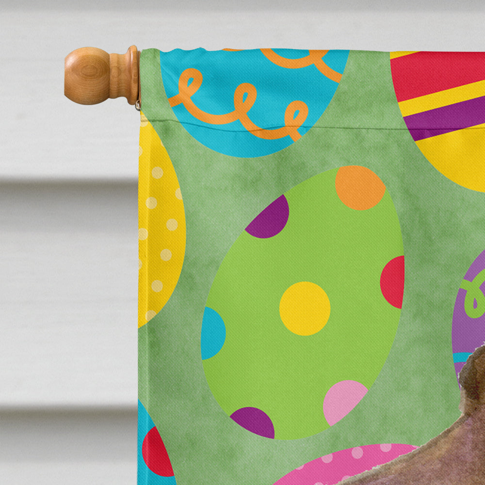 Field Spaniel Easter Eggtravaganza Flag Canvas House Size  the-store.com.