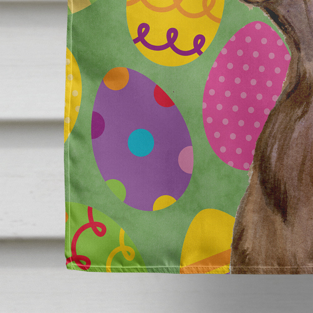 Field Spaniel Easter Eggtravaganza Flag Canvas House Size