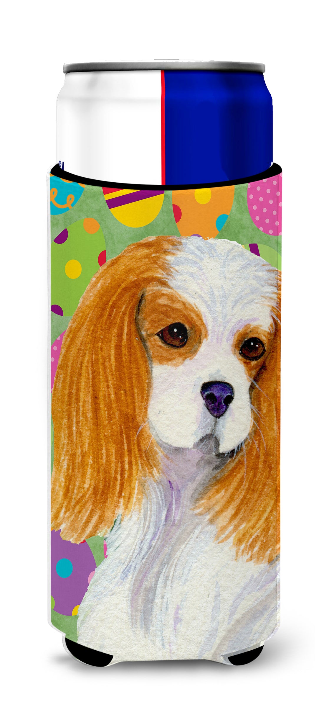Cavalier Spaniel Easter Eggtravaganza Ultra Beverage Insulators for slim cans SS4872MUK
