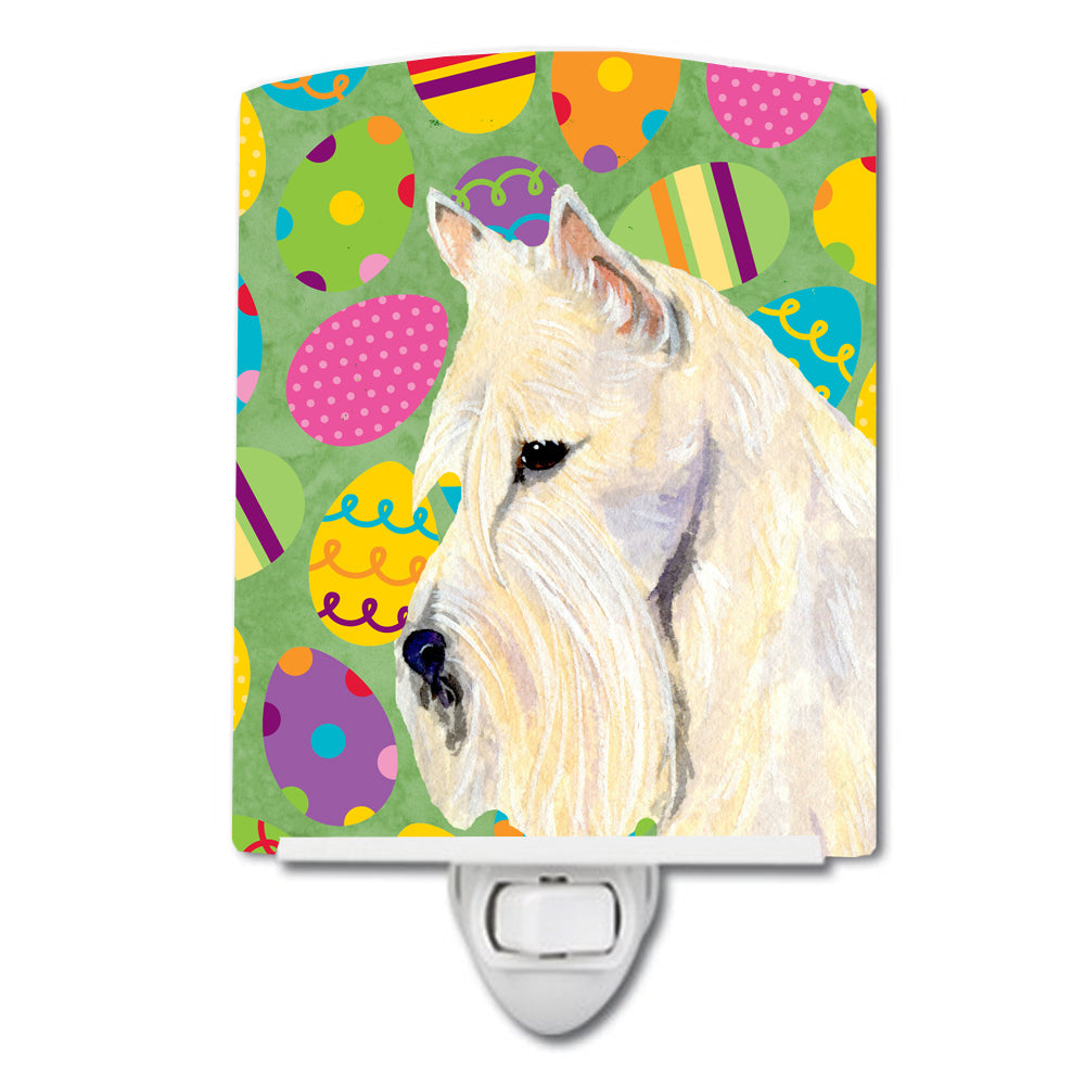 Scottish Terrier Easter Eggtravaganza Ceramic Night Light SS4875CNL - the-store.com