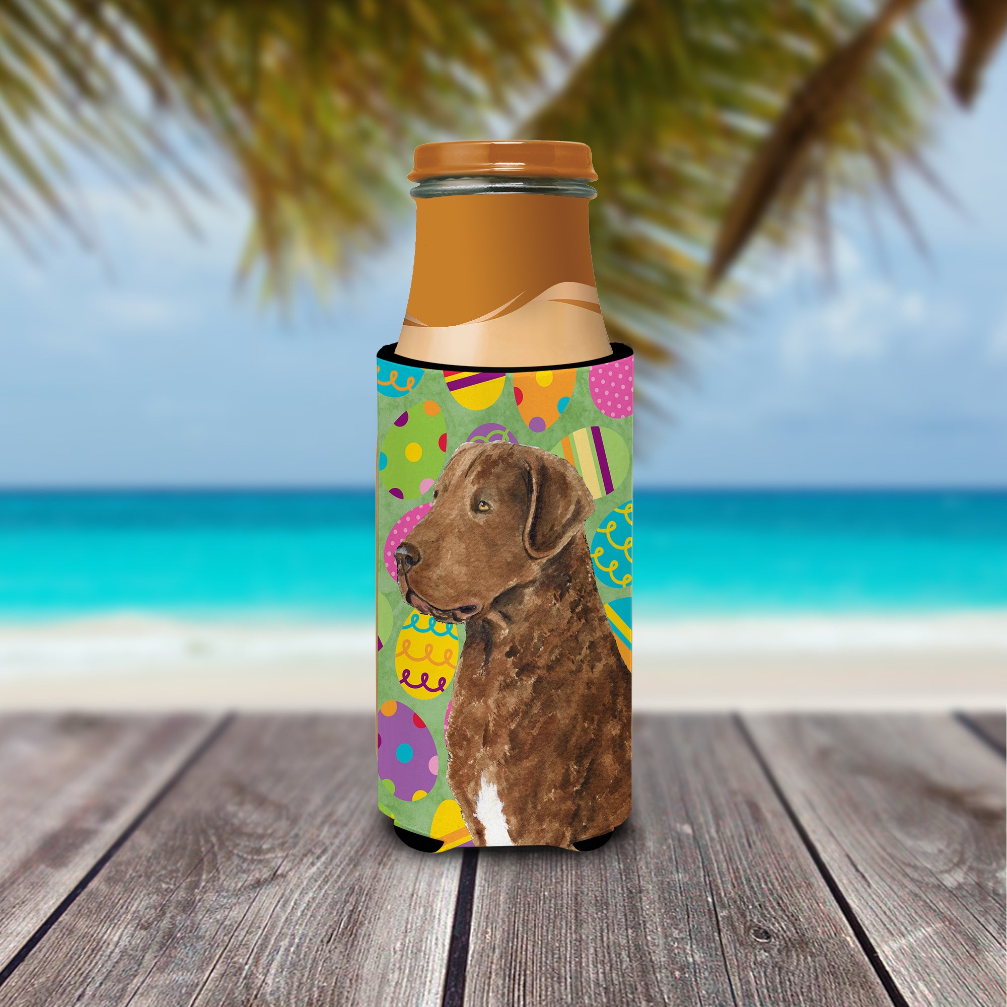 Chesapeake Bay Retriever Easter Eggtravaganza Ultra Beverage Insulators for slim cans SS4876MUK