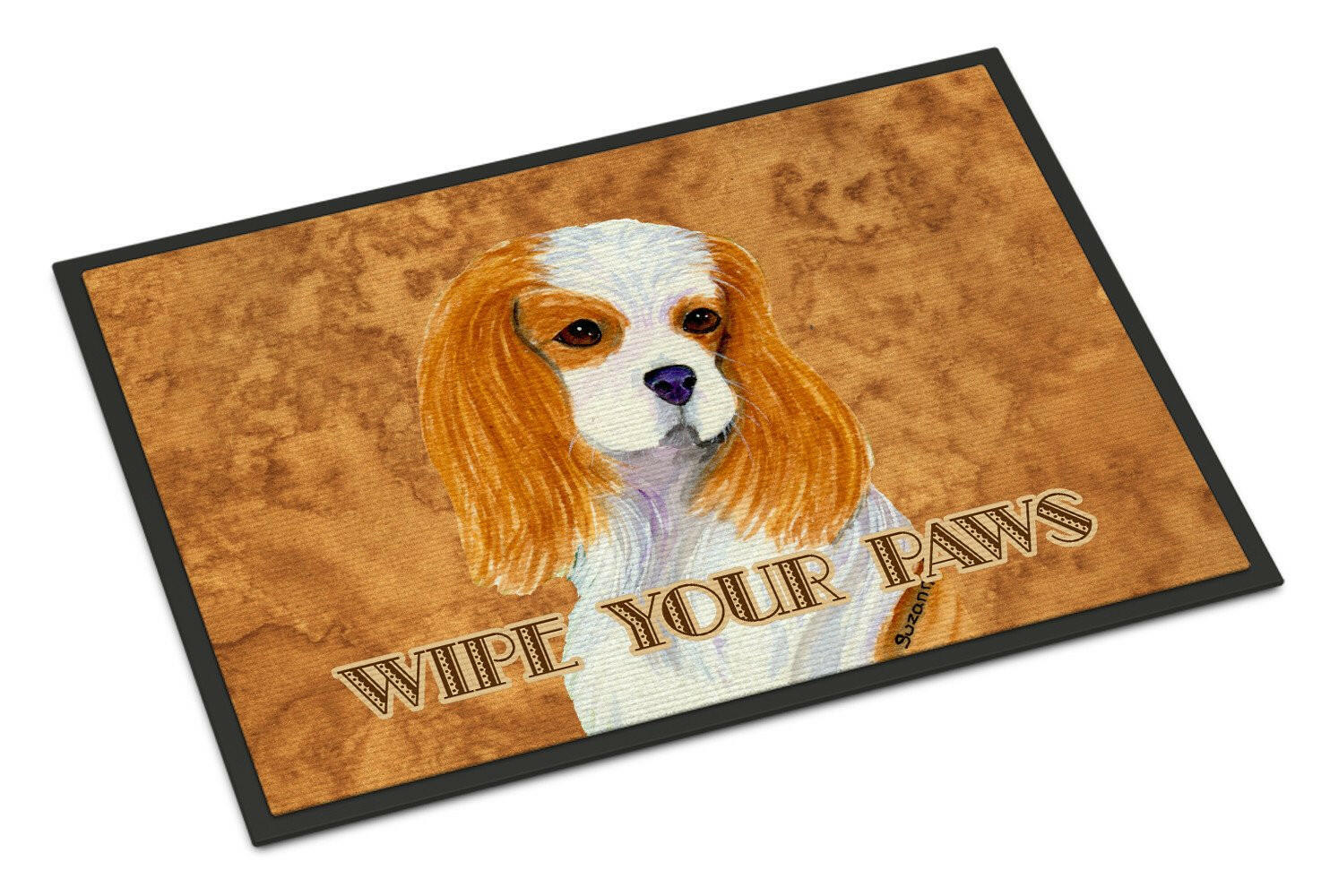Blenheim Cavalier Spaniel Wipe your Paws Indoor or Outdoor Mat 18x27 SS4877MAT - the-store.com