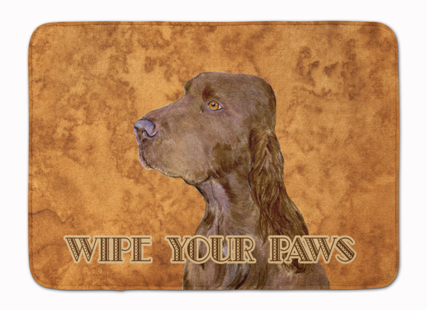 Field Spaniel Wipe your Paws Machine Washable Memory Foam Mat SS4879RUG - the-store.com
