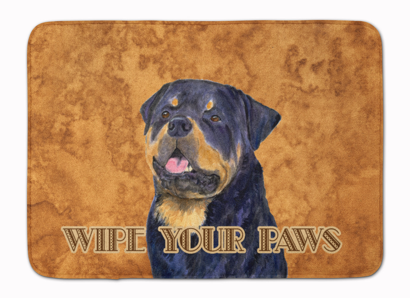 Rottweiler Wipe your Paws Machine Washable Memory Foam Mat SS4880RUG - the-store.com