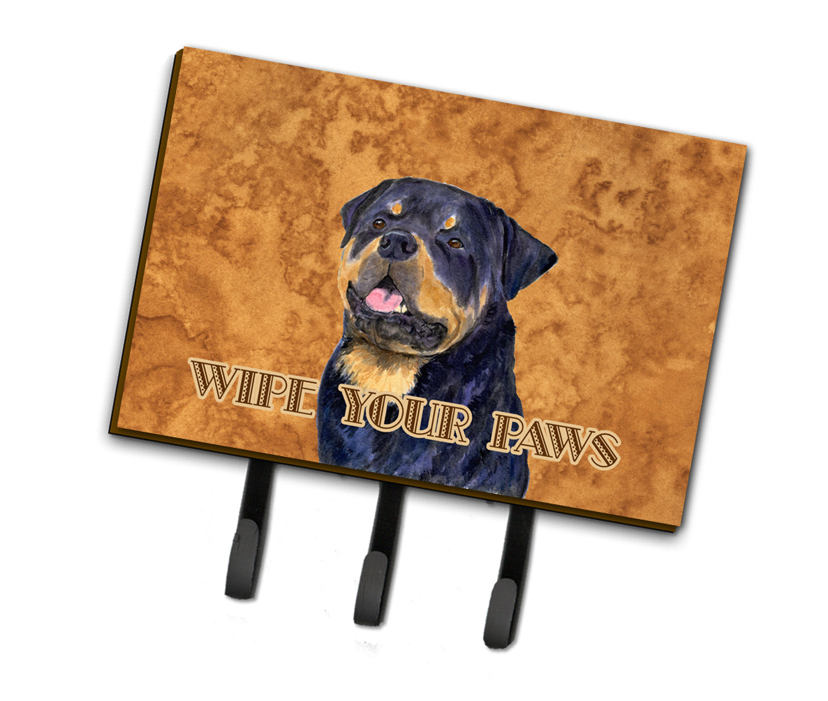 Rottweiler Wipe your Paws Leash or Key Holder  the-store.com.