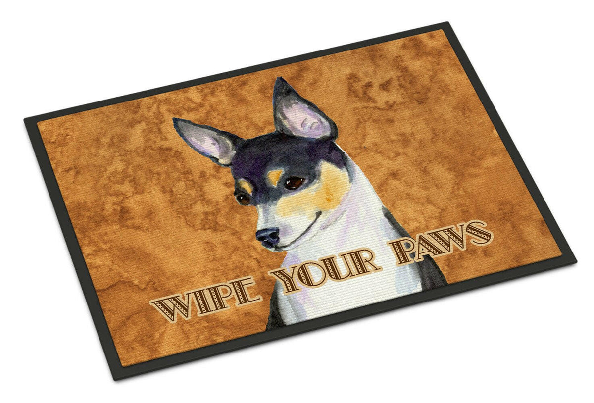 Toy Fox Terrier Wipe your Paws Indoor or Outdoor Mat 24x36 SS4882JMAT - the-store.com