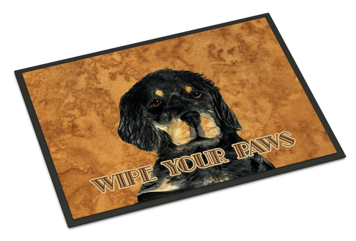 Gordon Setter Wipe your Paws Indoor or Outdoor Mat 24x36 SS4885JMAT - the-store.com