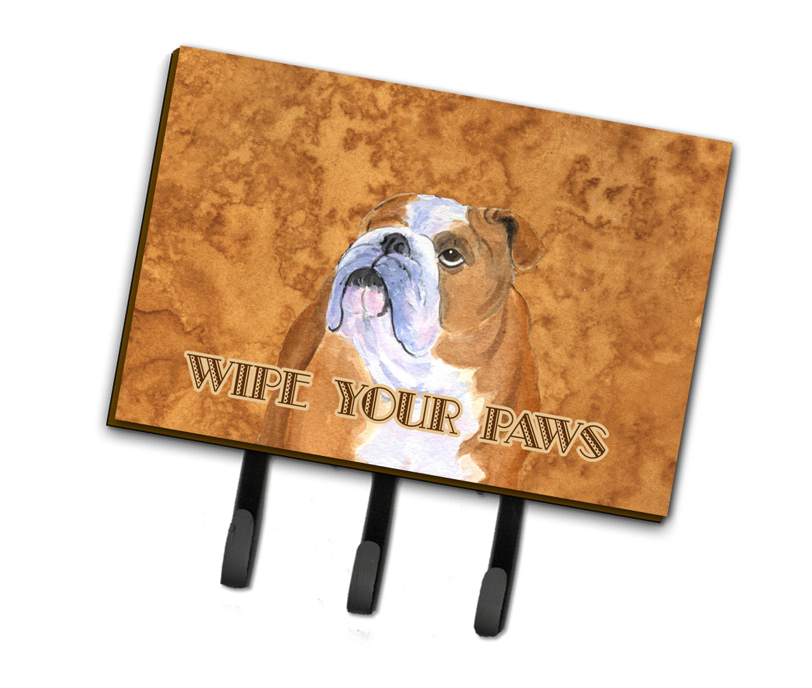 Bulldog English Wipe your Paws Leash or Key Holder  the-store.com.