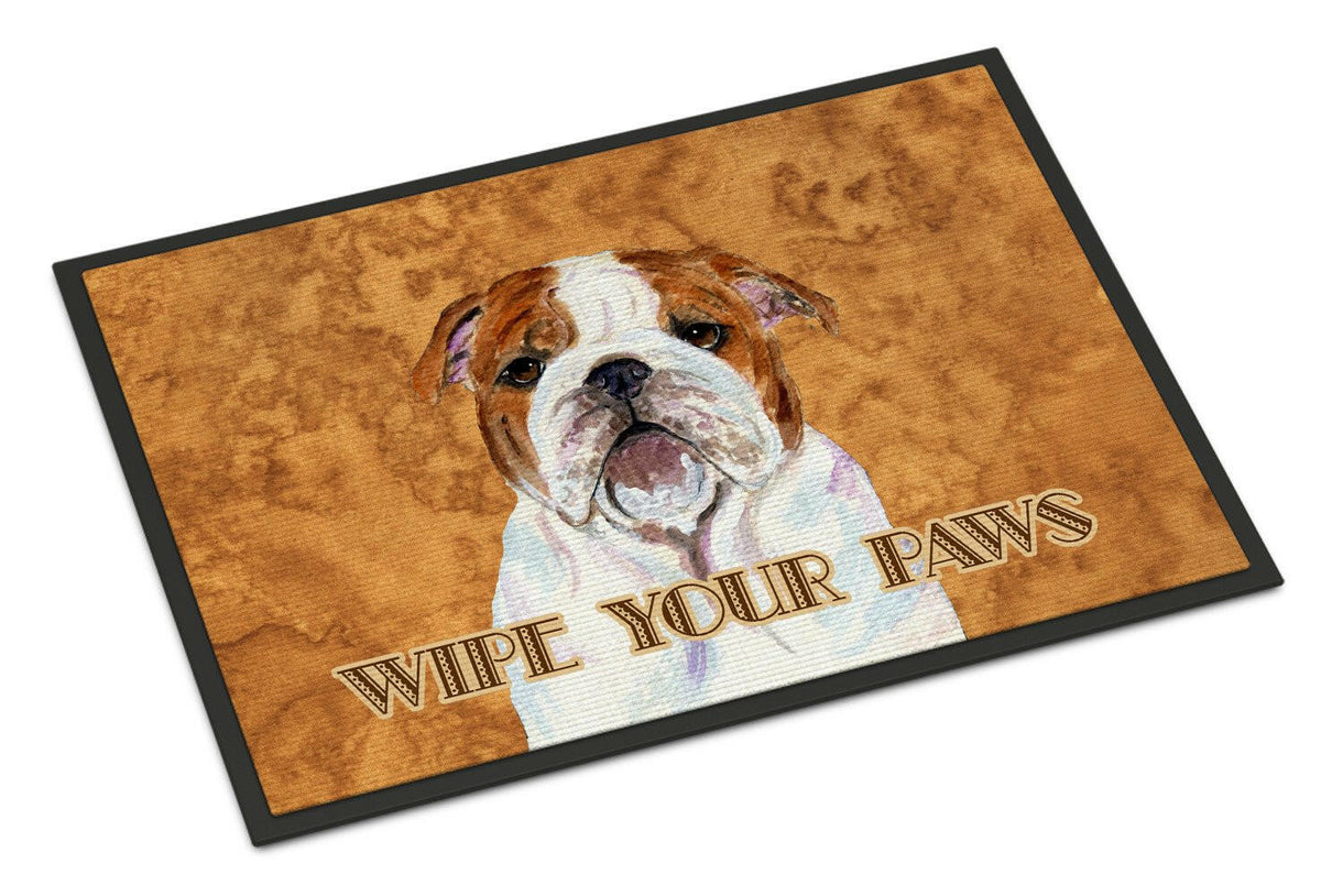 Bulldog English Wipe your Paws Indoor or Outdoor Mat 24x36 SS4896JMAT - the-store.com