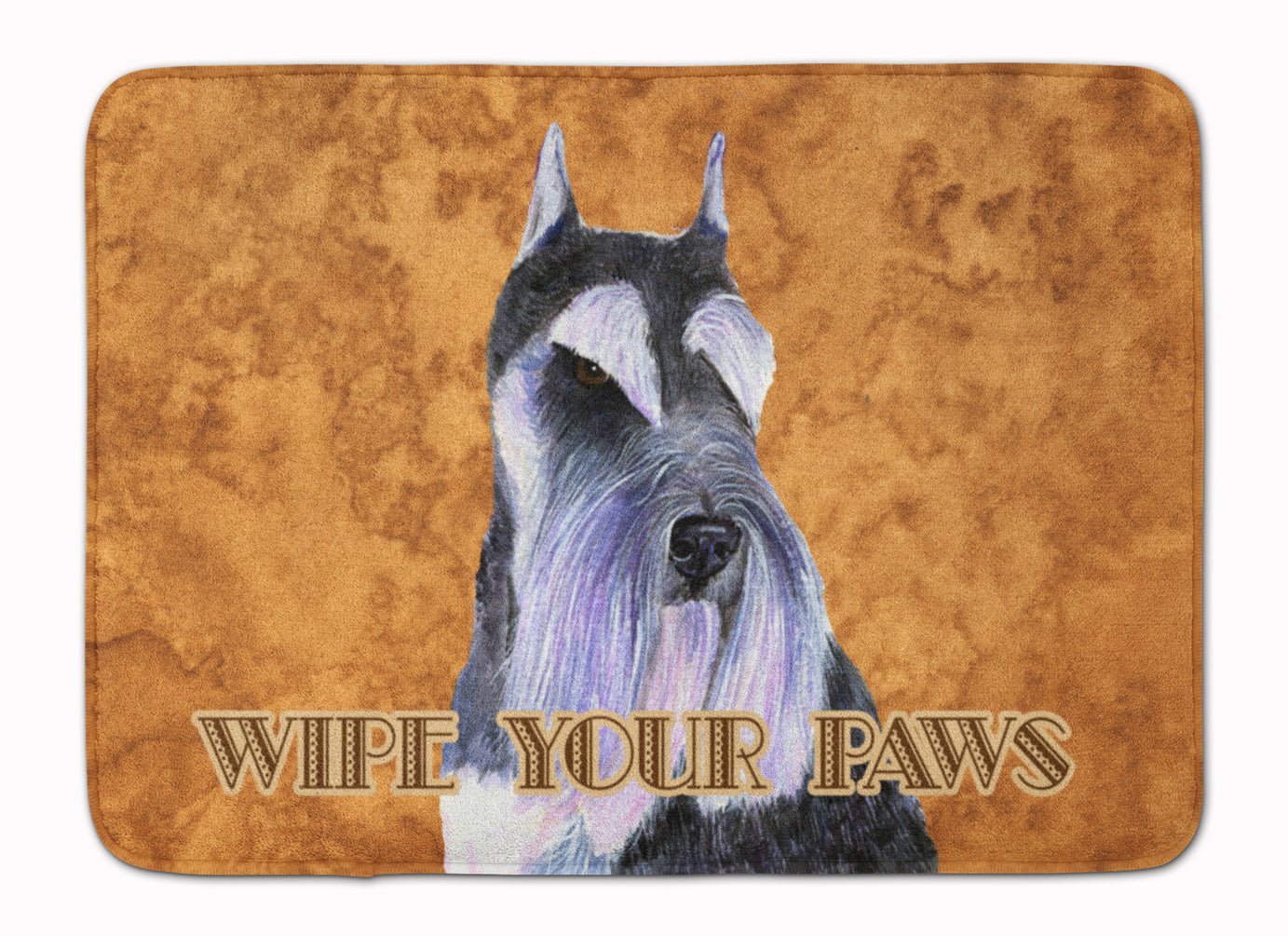 Schnauzer Wipe your Paws Machine Washable Memory Foam Mat SS4900RUG - the-store.com