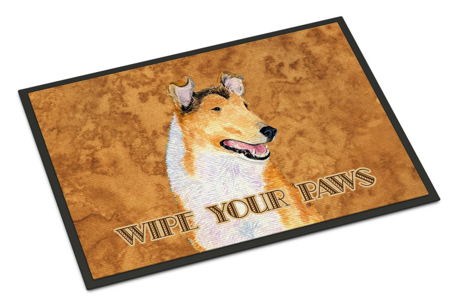 Collie Smooth Wipe your Paws Indoor or Outdoor Mat 18x27 SS4903MAT - the-store.com