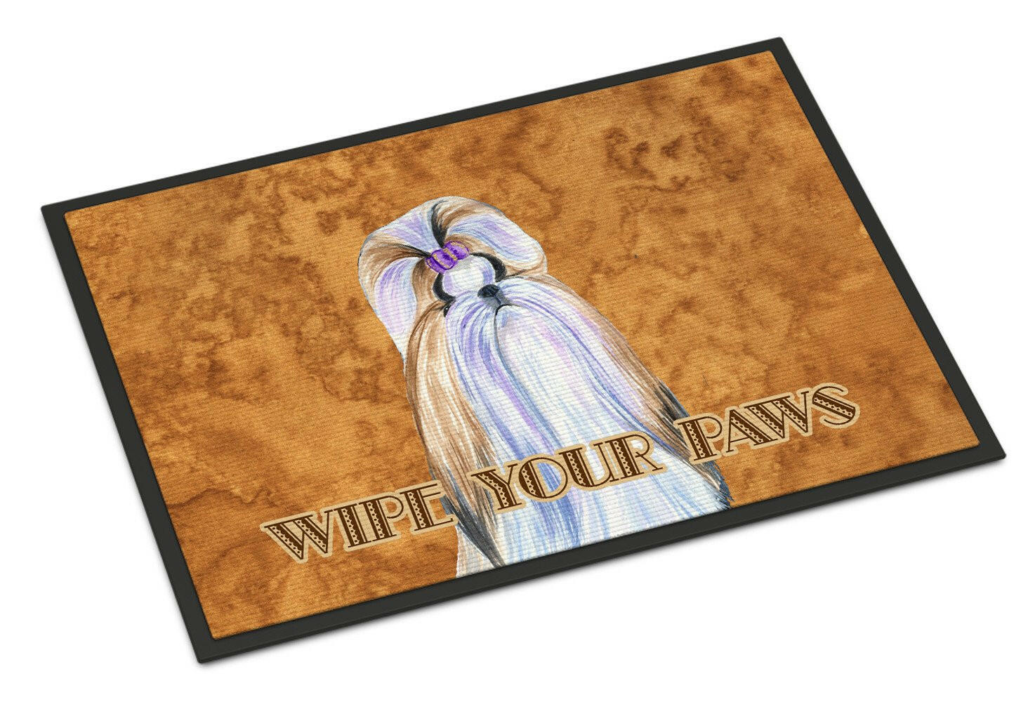 Shih Tzu Wipe your Paws Indoor or Outdoor Mat 18x27 SS4904MAT - the-store.com