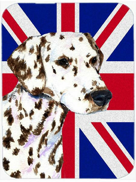 Dalmatian with English Union Jack British Flag Mouse Pad, Hot Pad or Trivet SS4911MP by Caroline's Treasures