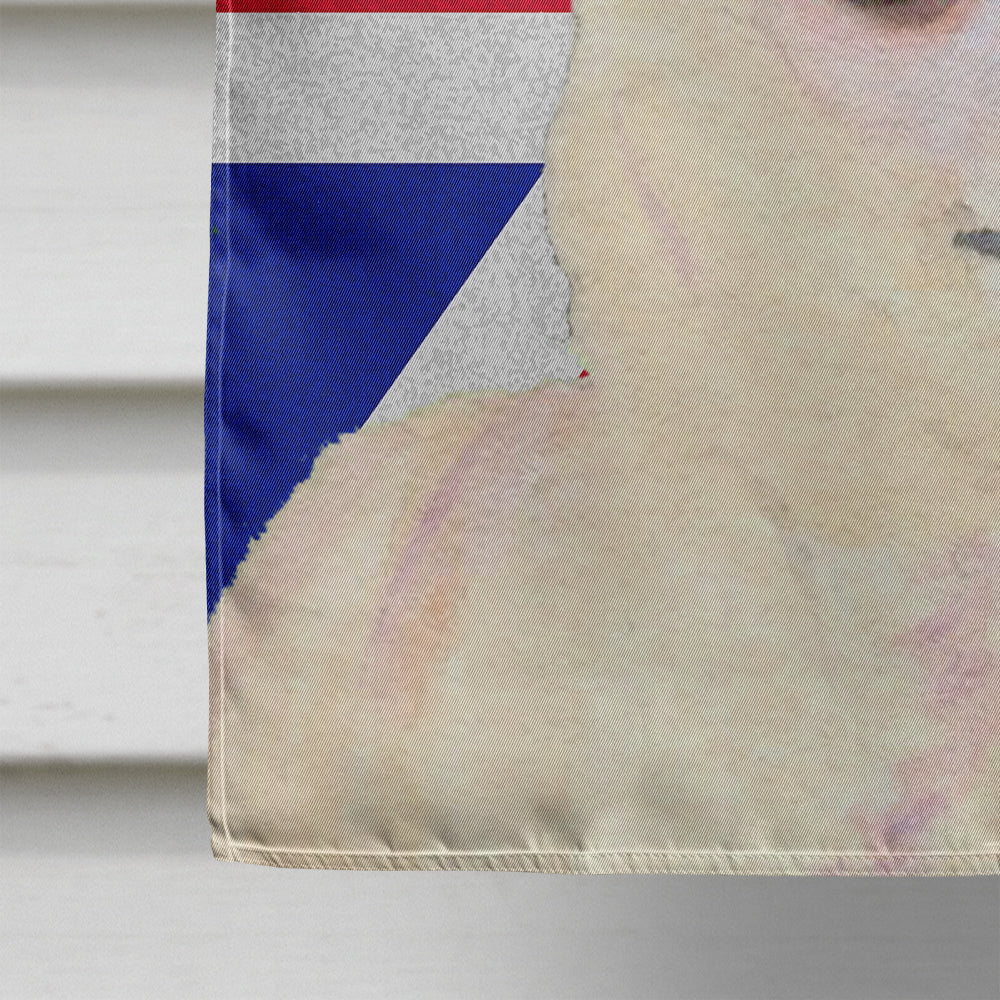 Chihuahua with English Union Jack British Flag Flag Canvas House Size SS4914CHF  the-store.com.