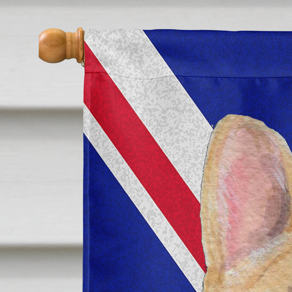 French Bulldog with English Union Jack British Flag Flag Canvas House Size SS4927CHF  the-store.com.