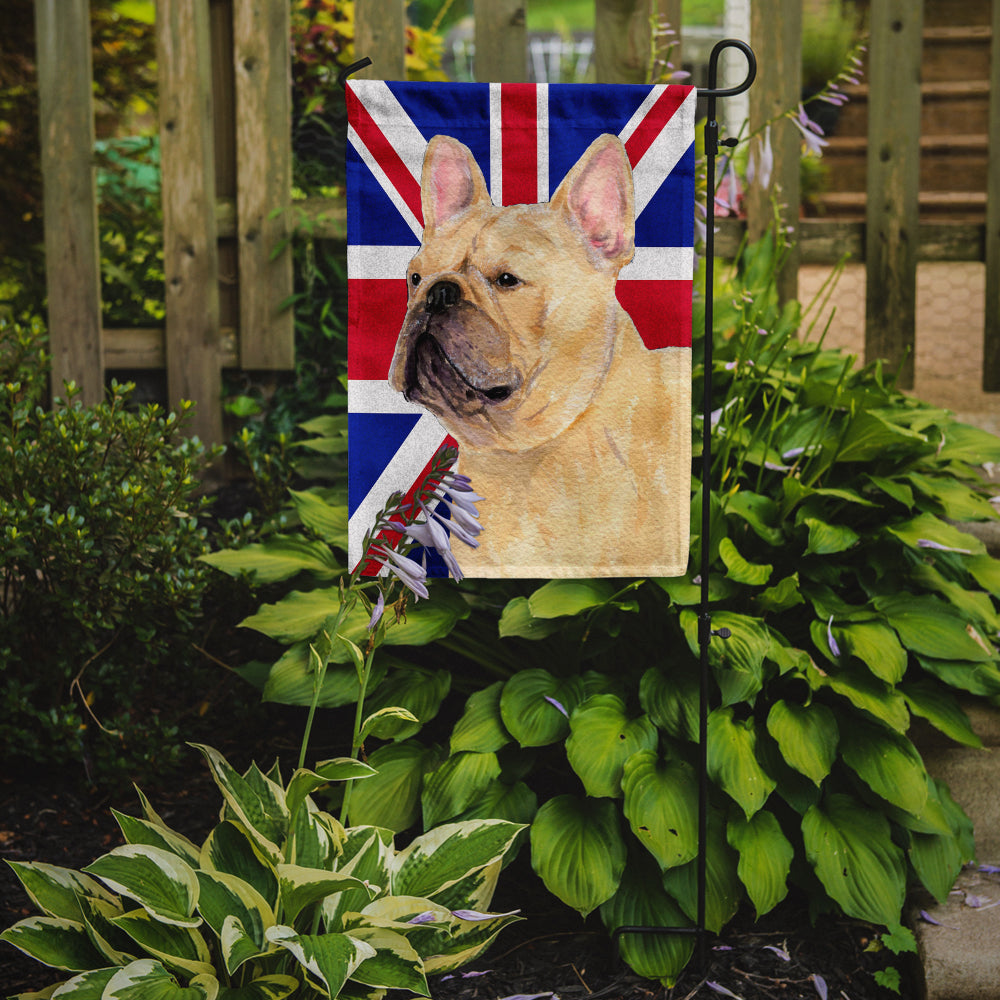 French Bulldog with English Union Jack British Flag Flag Garden Size SS4927GF  the-store.com.