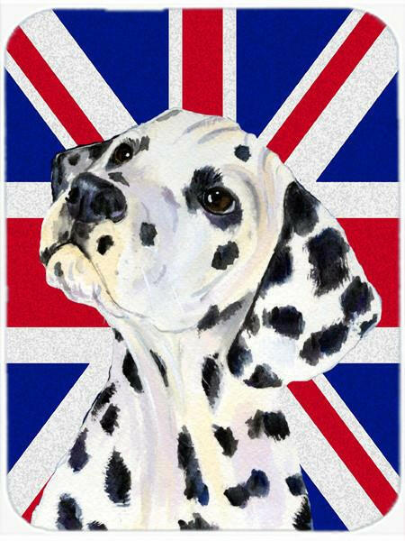 Dalmatian with English Union Jack British Flag Mouse Pad, Hot Pad or Trivet SS4934MP by Caroline's Treasures