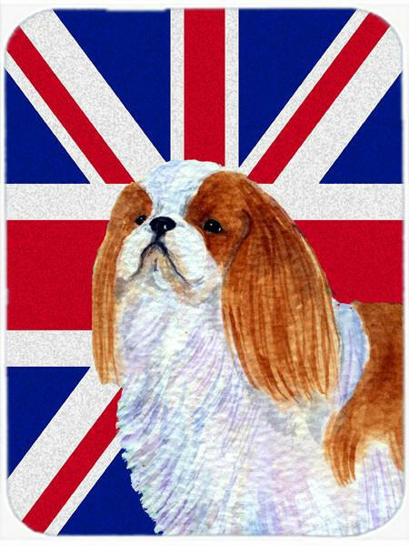English Toy Spaniel with English Union Jack British Flag Mouse Pad, Hot Pad or Trivet SS4949MP by Caroline&#39;s Treasures