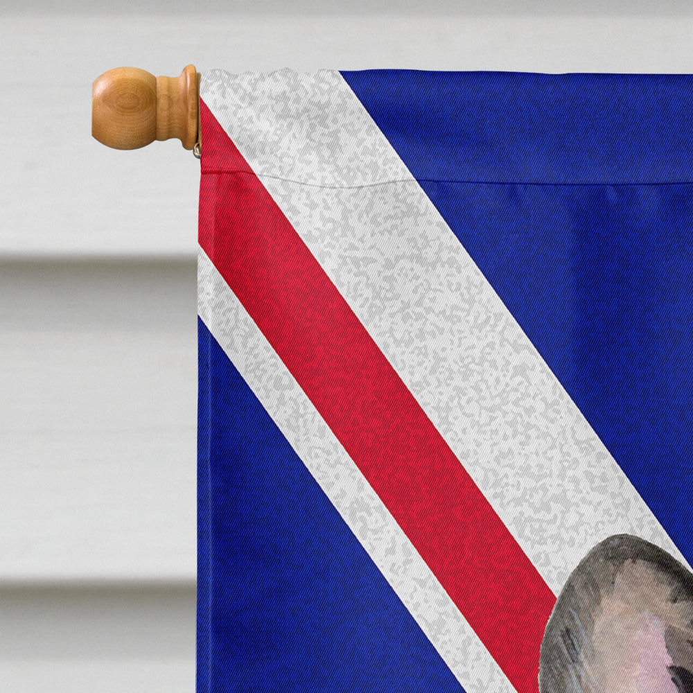 French Bulldog with English Union Jack British Flag Flag Canvas House Size SS4961CHF  the-store.com.