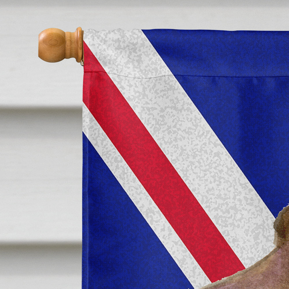 Field Spaniel with English Union Jack British Flag Flag Canvas House Size SS4967CHF