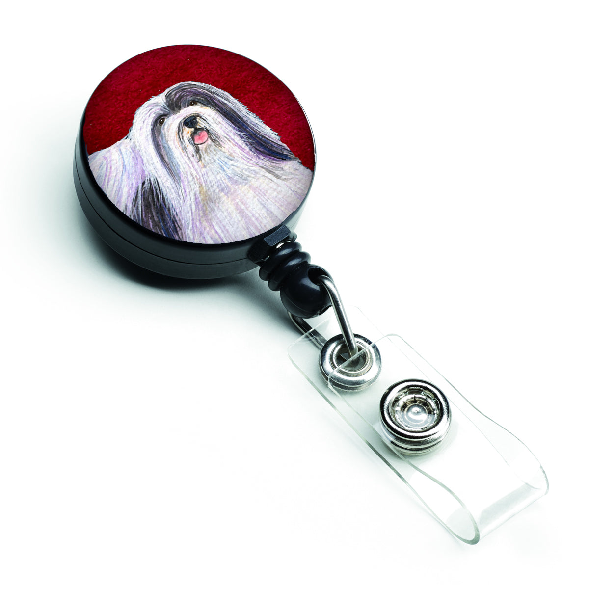 Havanese Retractable Badge Reel or ID Holder with Clip