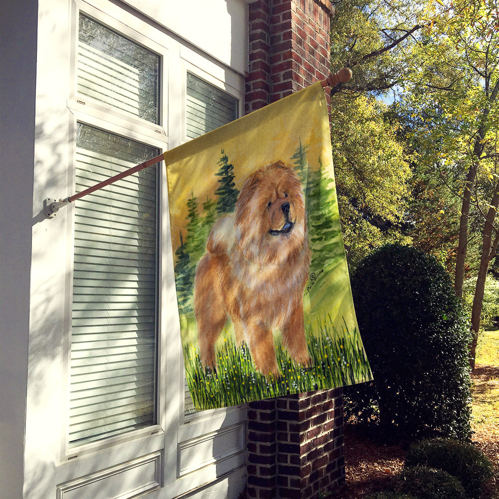 Chow Chow Flag Canvas House Size  the-store.com.