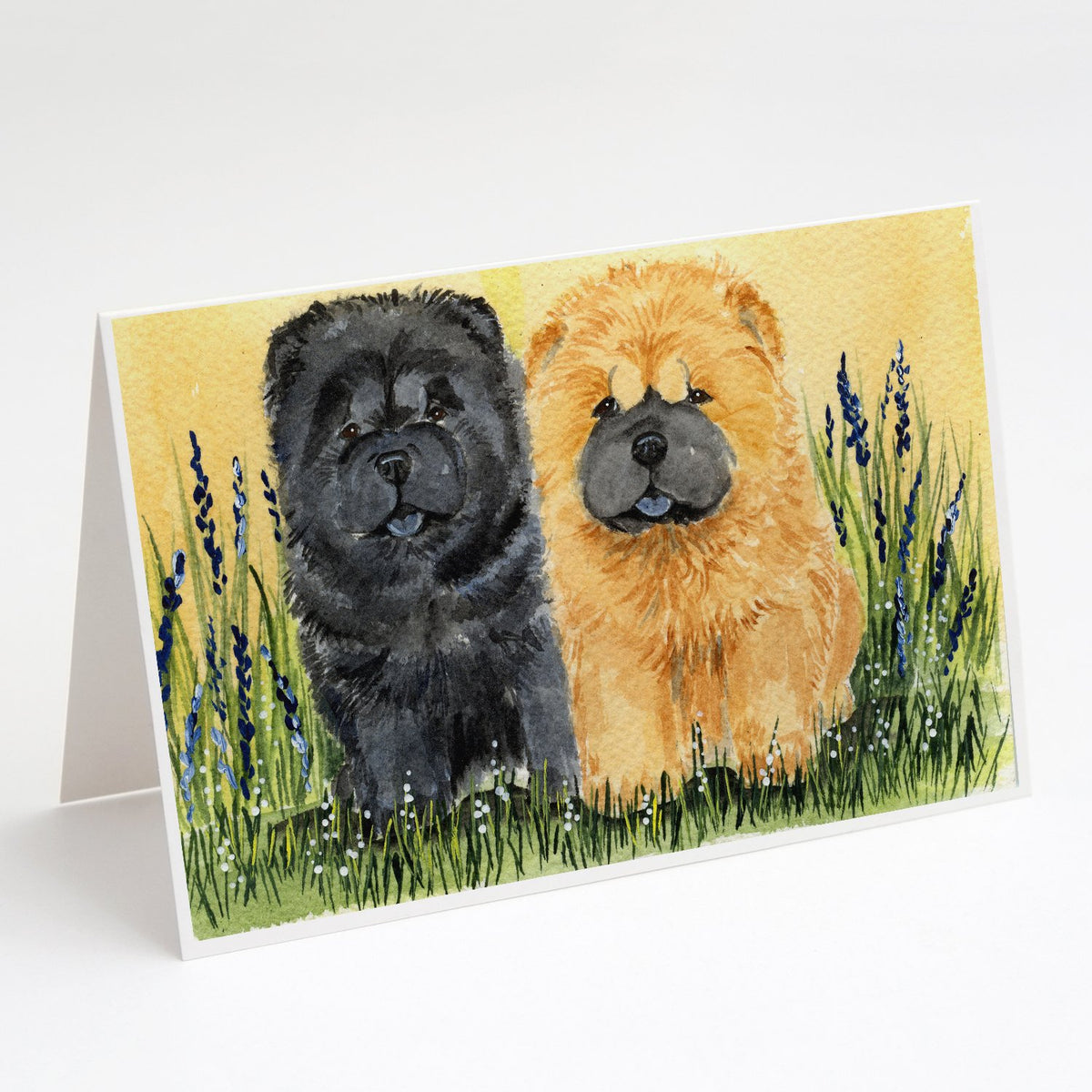 Buy this Chow Chow on Patio Greeting Cards and Envelopes Pack of 8