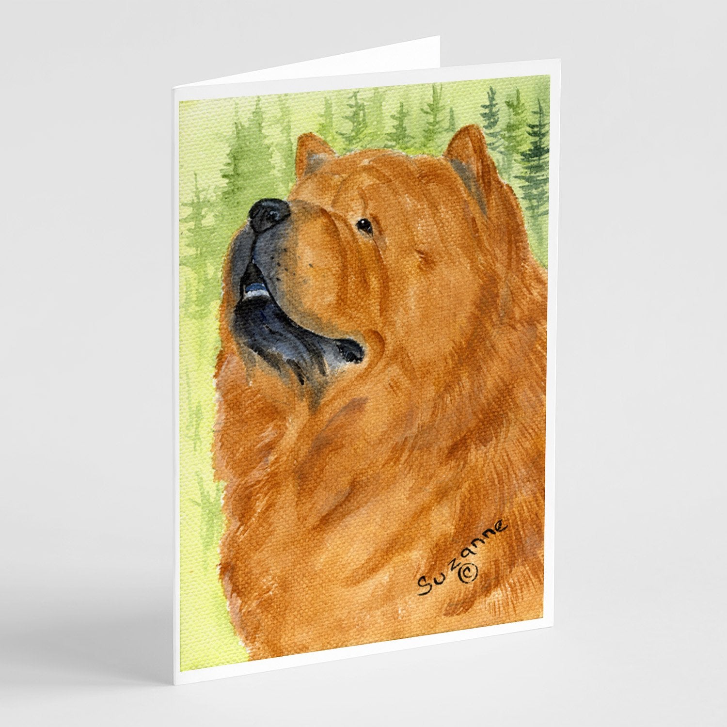 Buy this Red Chow Chow Greeting Cards and Envelopes Pack of 8