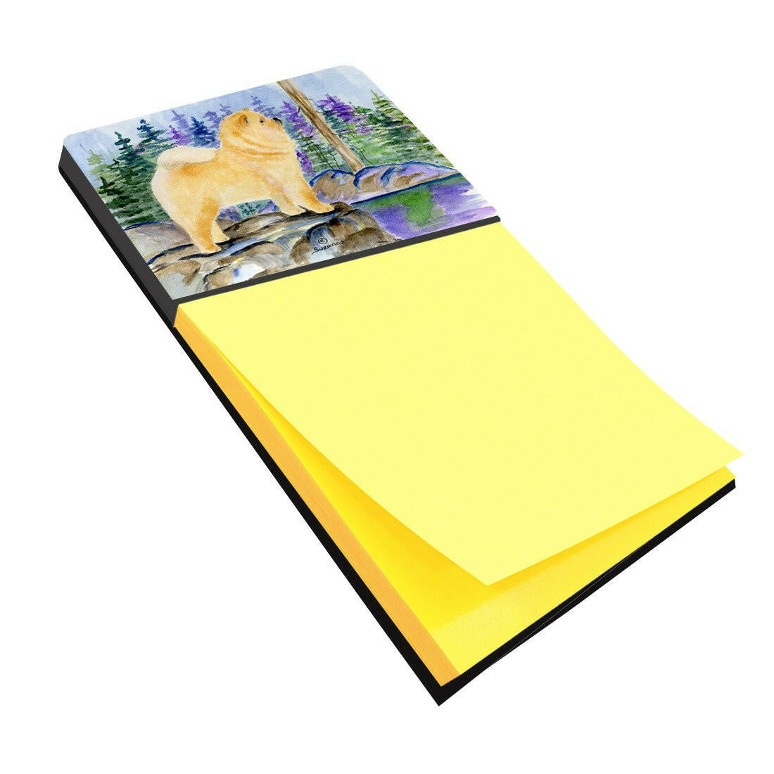 Chow Chow Refiillable Sticky Note Holder or Postit Note Dispenser SS8003SN by Caroline's Treasures