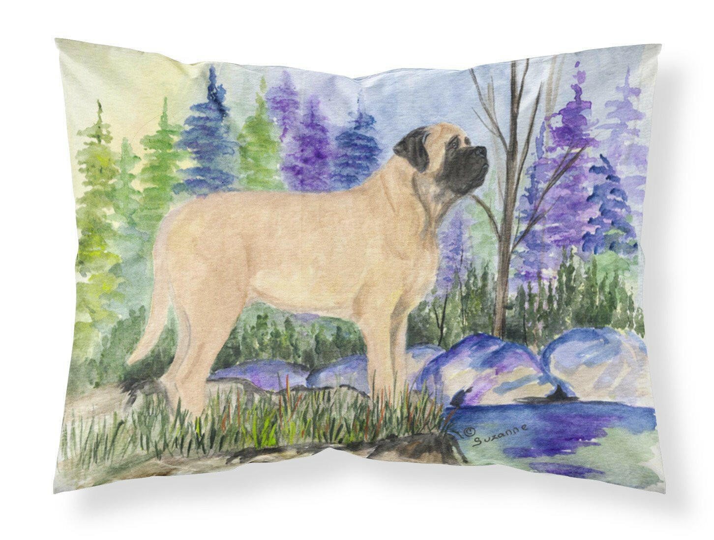 Mastiff Moisture wicking Fabric standard pillowcase by Caroline's Treasures