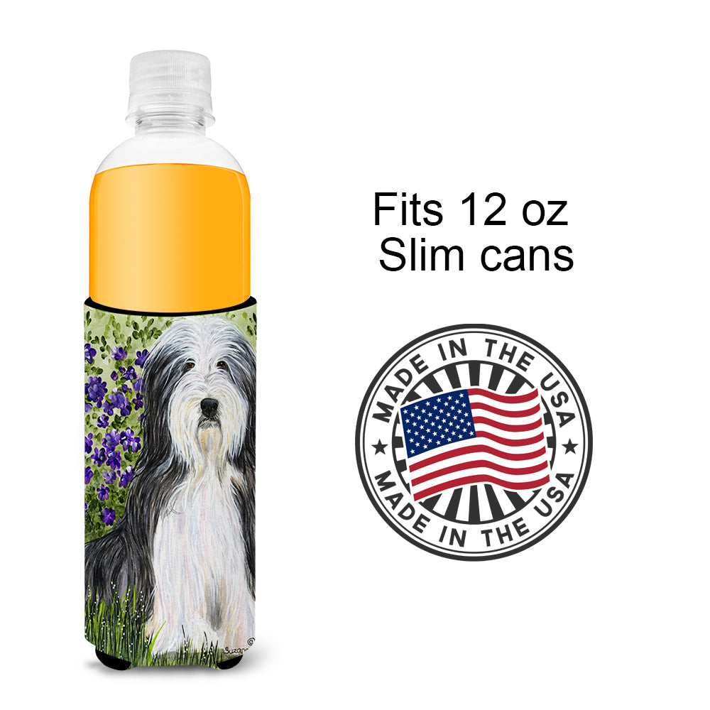 Bearded Collie Ultra Beverage Insulators for slim cans SS8022MUK