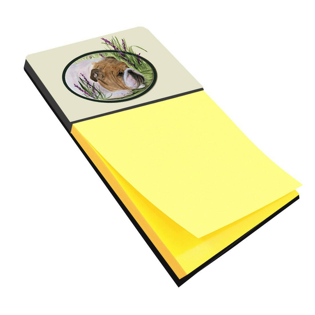 English Bulldog Refiillable Sticky Note Holder or Postit Note Dispenser SS8023SN by Caroline's Treasures