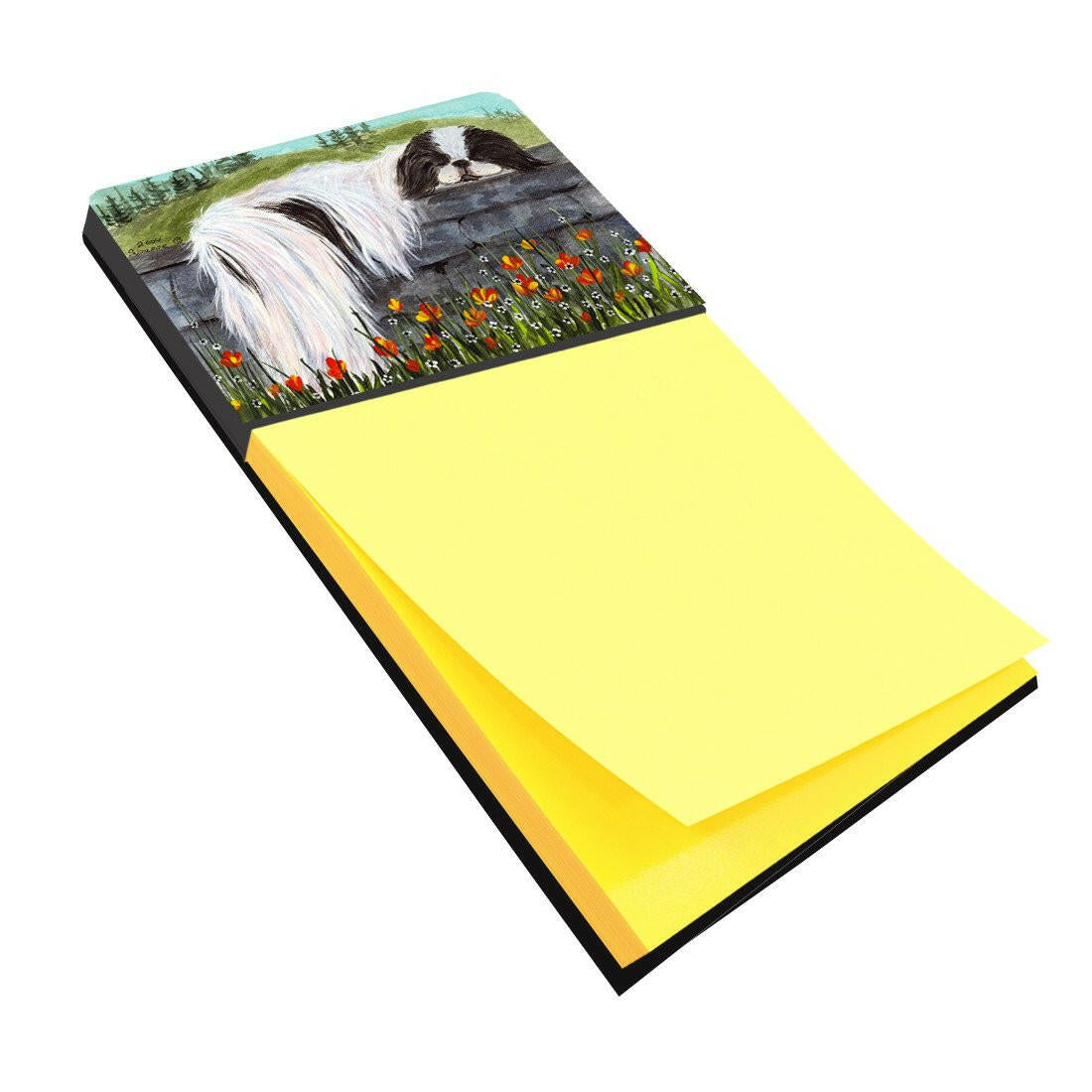 Japanese Chin Refiillable Sticky Note Holder or Postit Note Dispenser SS8030SN by Caroline's Treasures