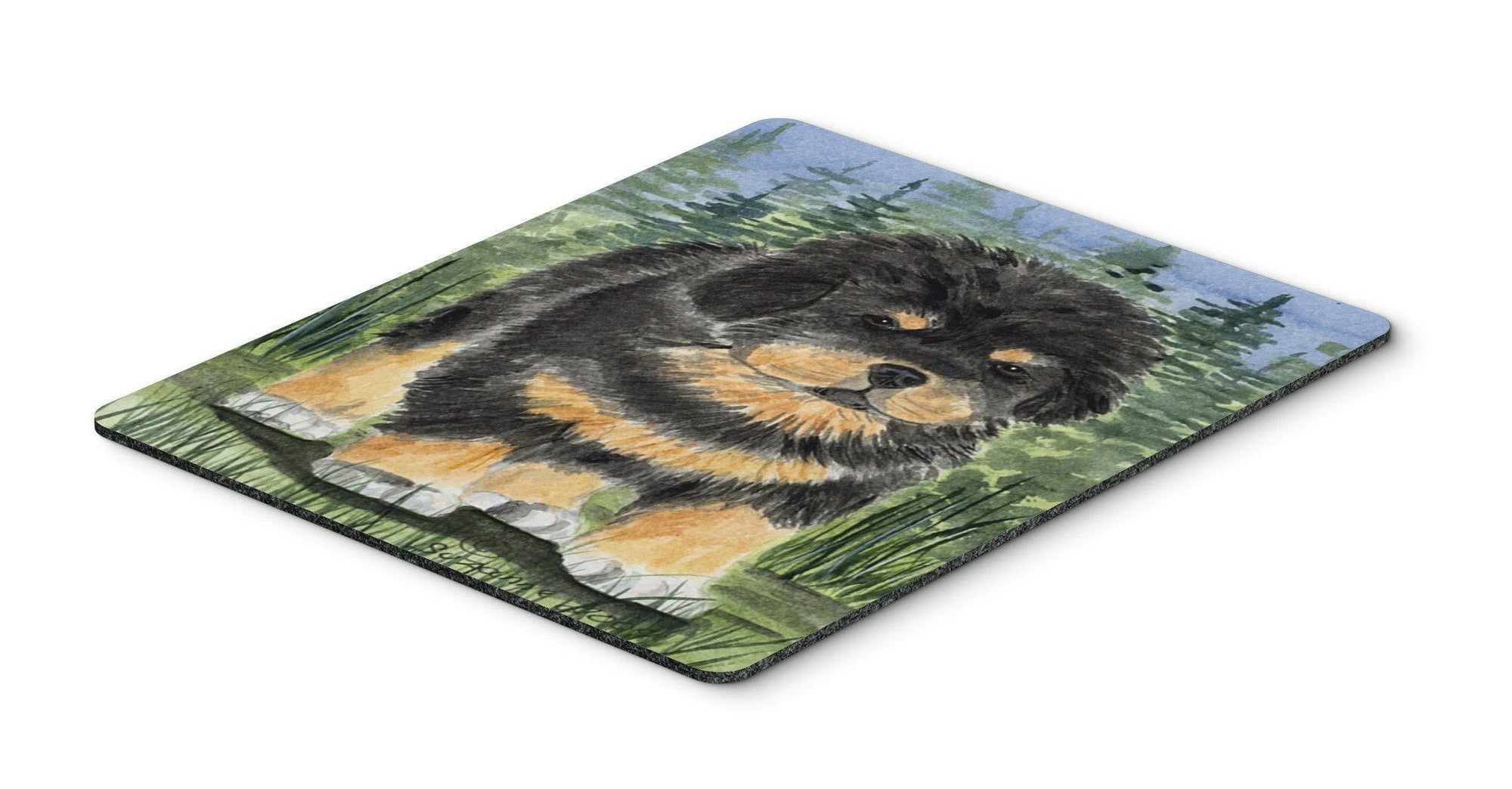 Tibetan Mastiff Mouse Pad / Hot Pad / Trivet by Caroline's Treasures