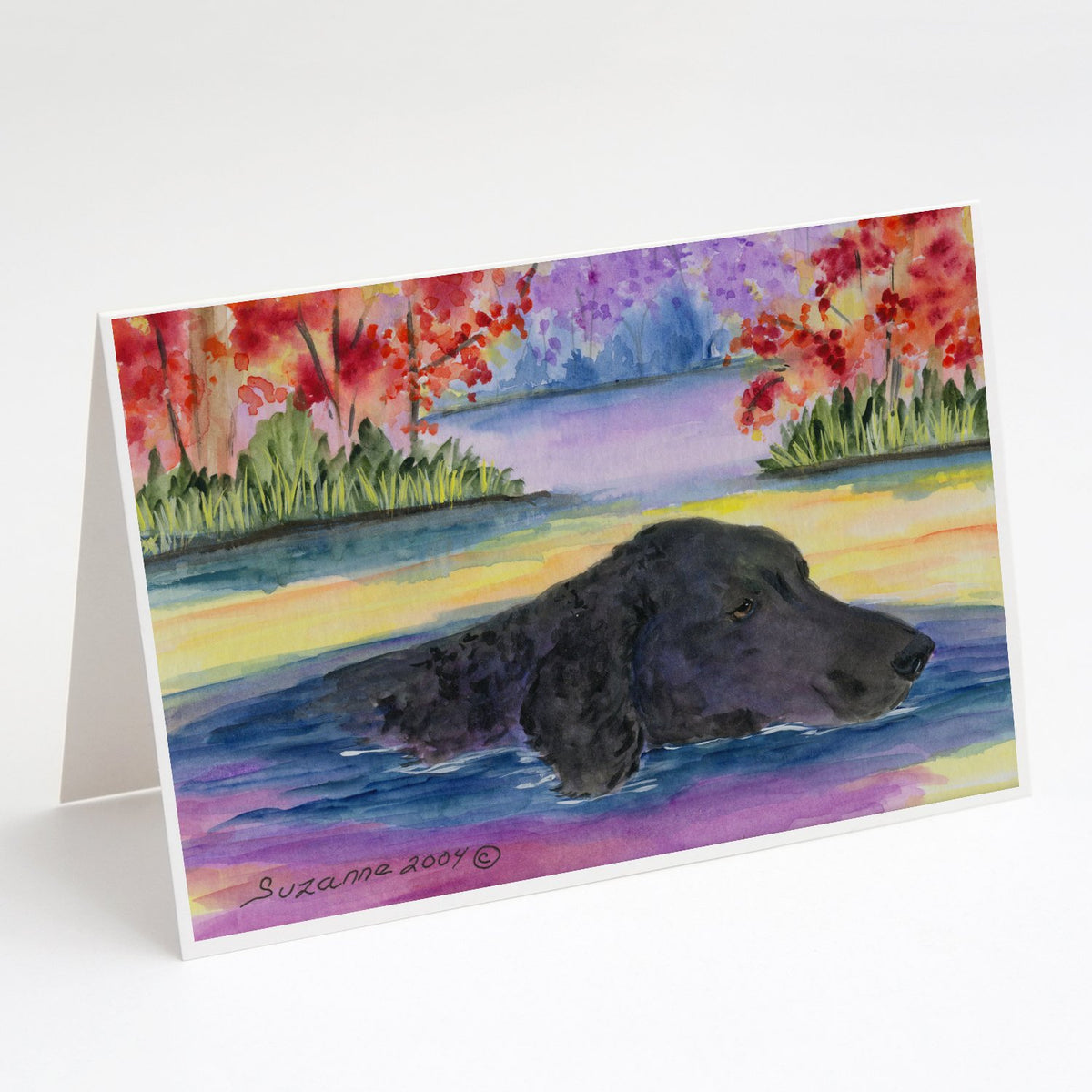 Buy this Curly Coated Retriever Greeting Cards and Envelopes Pack of 8